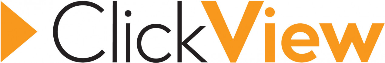 ClickView Logo RGB White