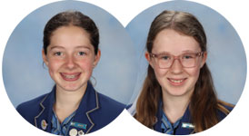 Matilda and Freya - Year 8