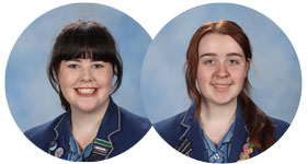Ruby Bradshaw and Tarah Argus - Year 12