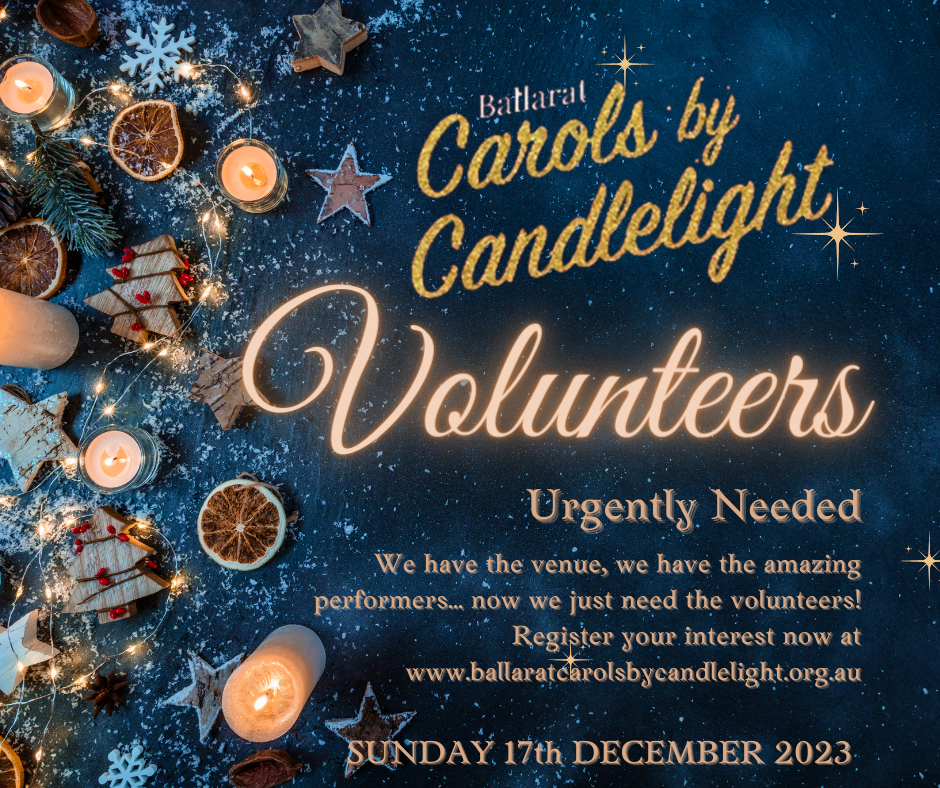 Volunteers Needed Carols By Candlelight
