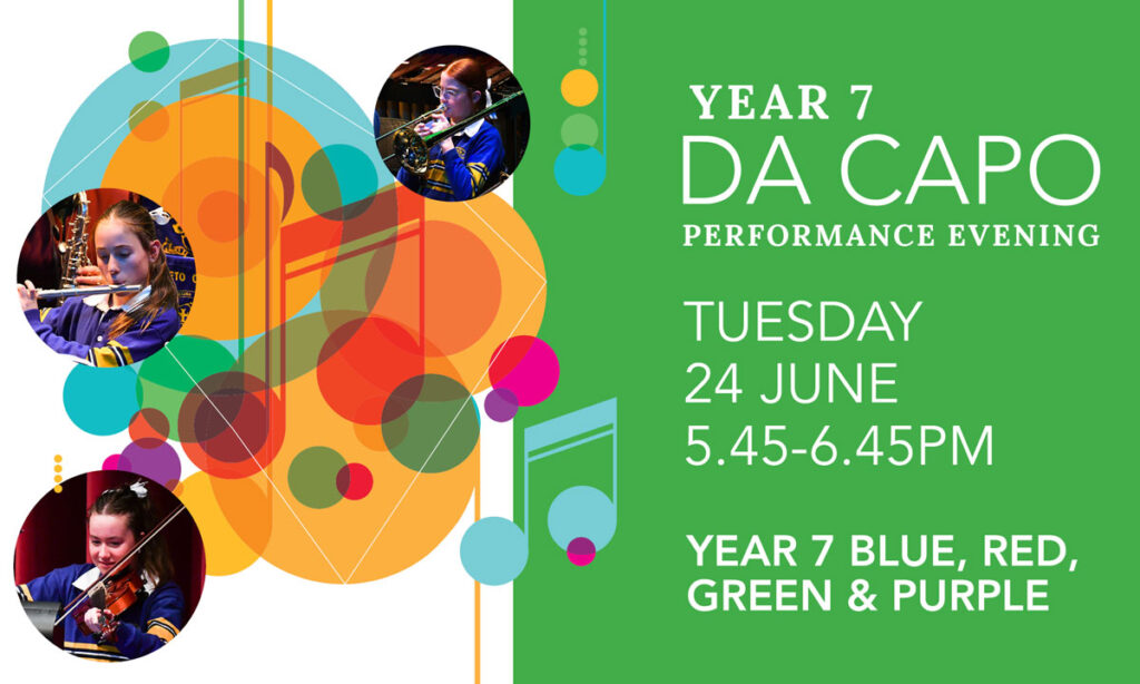 Year7 DaCapo MidYearConcert Year7 DaCapo MidYearConcert